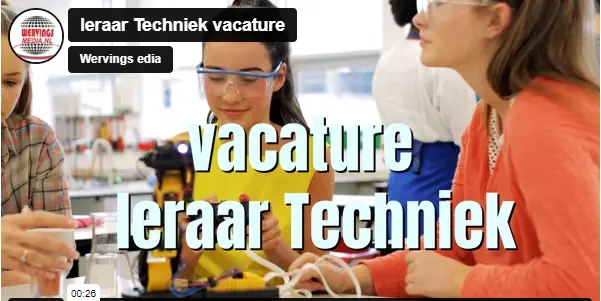 leraar Techniek vacature