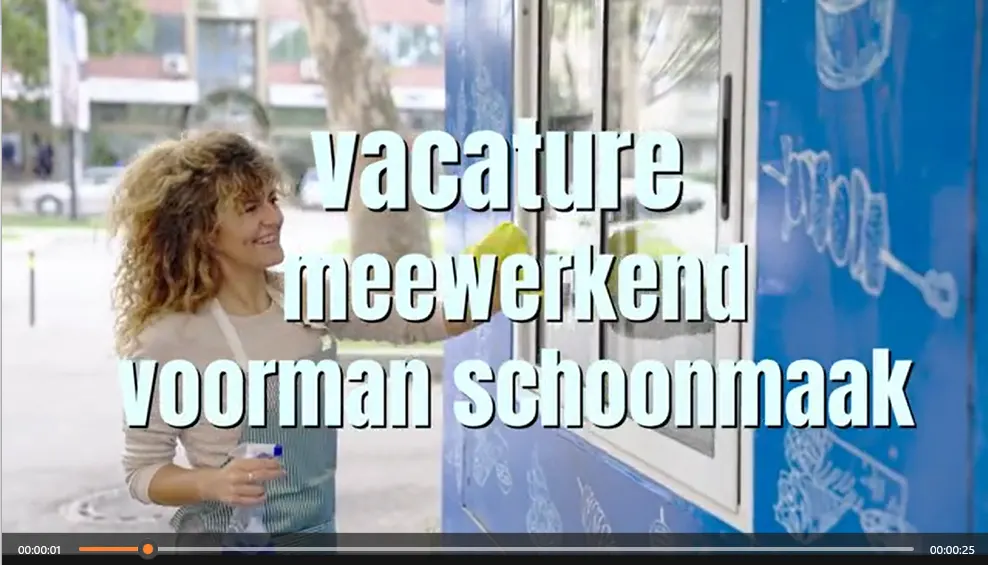 meewerkend voorman schoonmaa