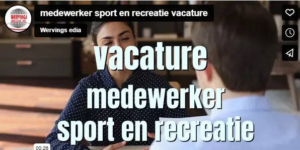 medewerker sport en recreatie