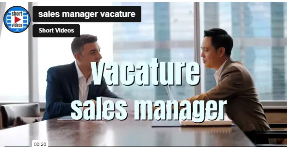 ales manager vacature